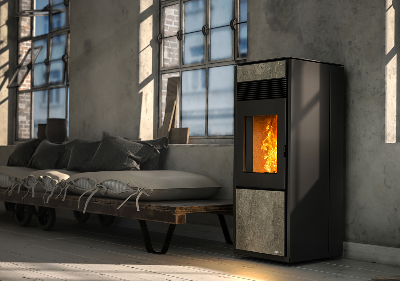 Nobis poêle à pellets A 10 V Plus Quadra 10 kw