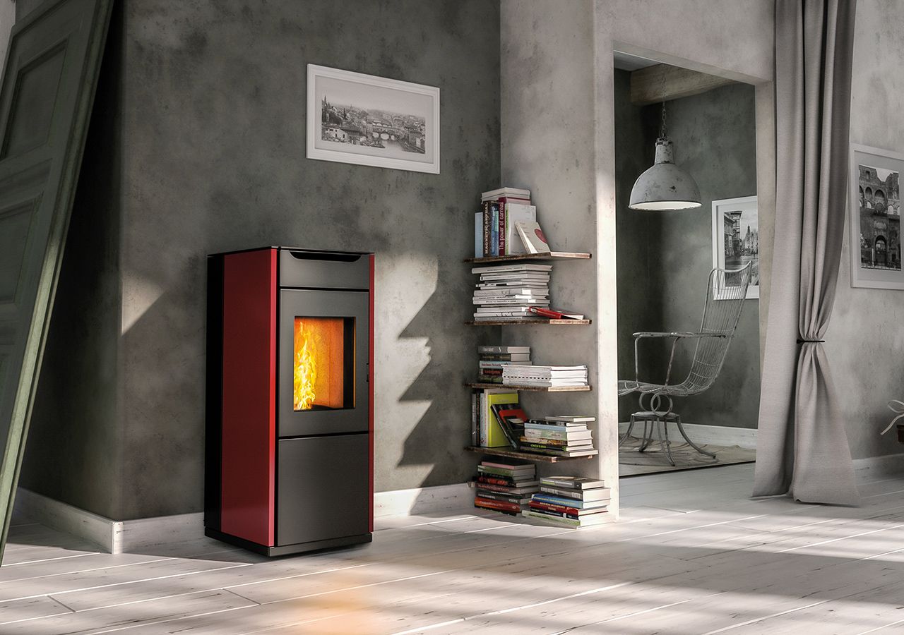 Nobis poêle à pellets A V 8 Quadra Top 8 kw