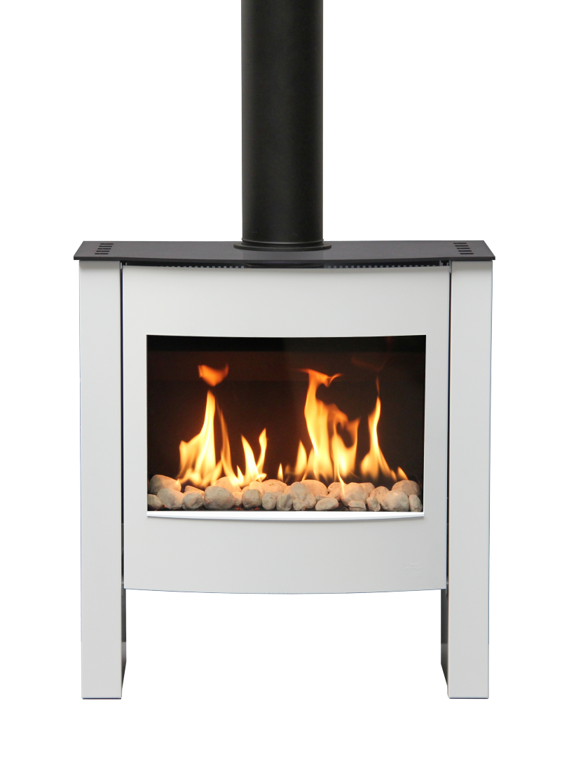 Well Straler A 8 M blanc Poêles à gaz - Poelerie Pitchot Jemeppe (Liège)