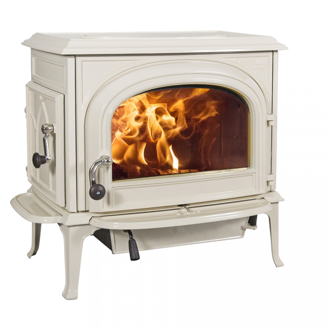 Jøtul F 500 ECO SE  EMAILLE IVOIRE  Poêles à bois - Poelerie Pitchot Jemeppe (Liège)