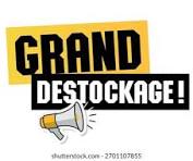 Grand déstockage pièces d'expo!